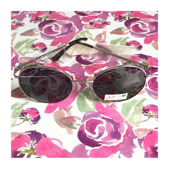 NWT JOE'S JEANS Women's Silver Tone Round Polarized Sunglasses - Picture 2 of 14